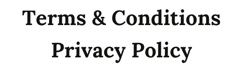 Terms & Conditions